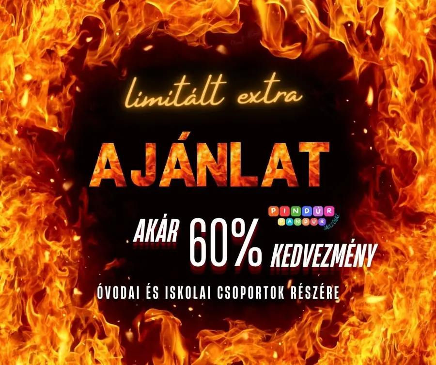 Óvodai, iskolai csoportok - akár 60% kedvezménnyel