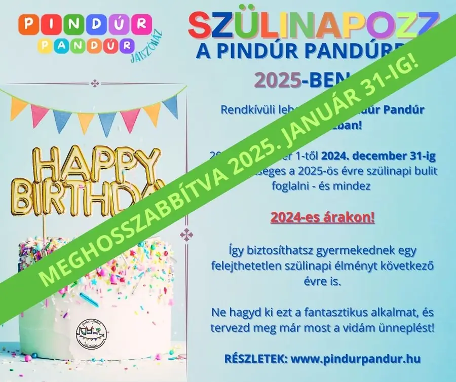SZÜLINAPI FOGLALÁSI AKCIÓ!!!